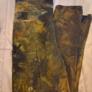 Flowerpot handmade leggings